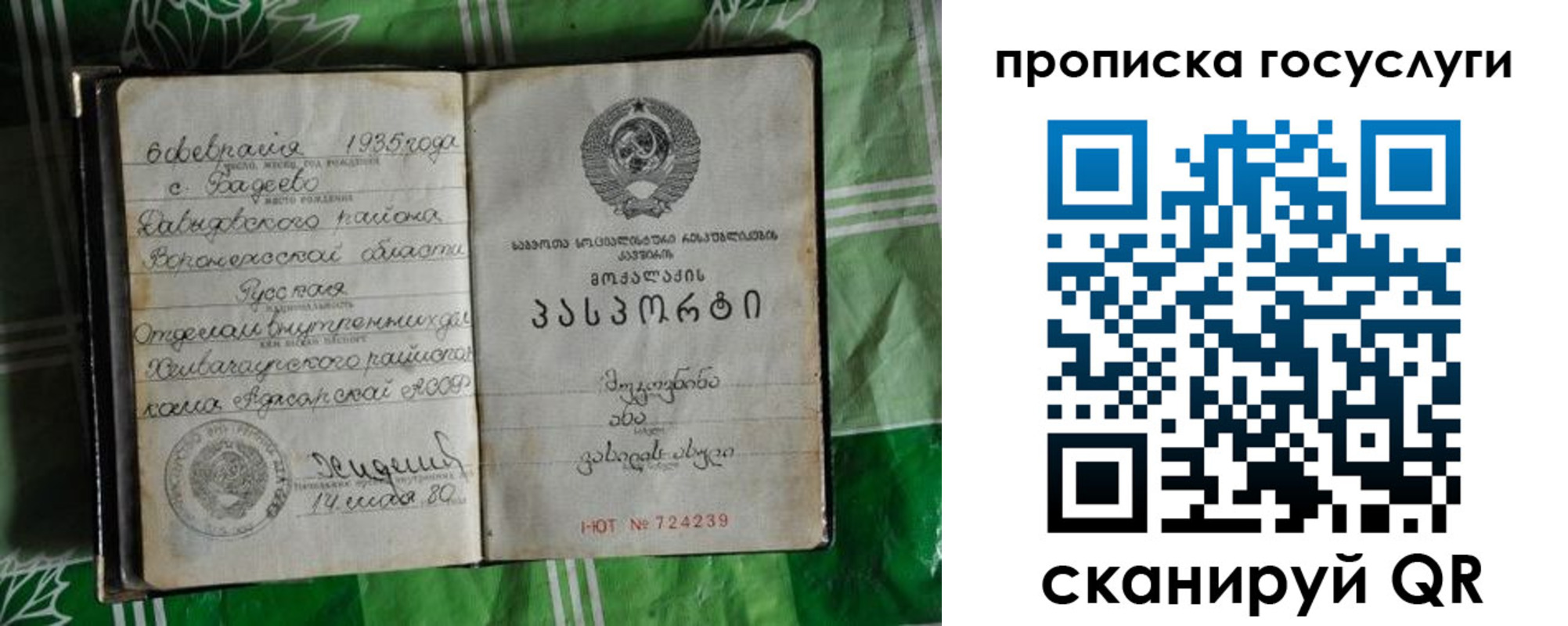 прописка паспорт в Коркино